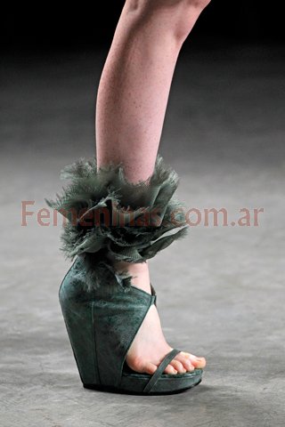 Zapatos taco chino moda verano 2012 Rick Owens d